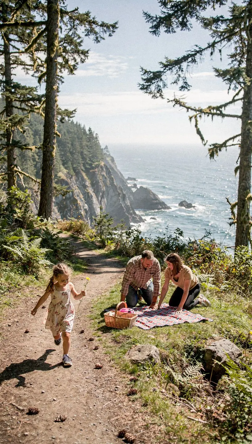 Dzieci bawiące się na trawie podczas pikniku w parku.